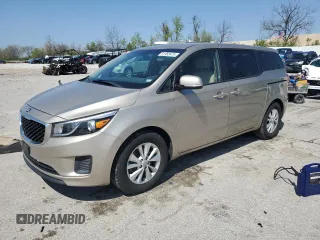 2017 Kia Sedona LX with VIN KNDMB5C17H6228387, listed as a Copart auction lot 51953475 with 131,202 mi miles and Salvage Title. Bid and sale history available at carsss.com. Image 1.