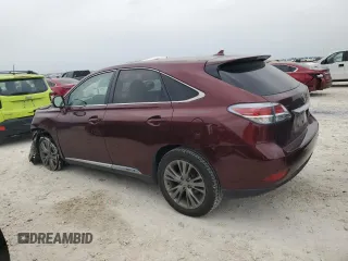 2013 Lexus RX 450h with VIN JTJZB1BA6D2413240, listed as a Copart auction lot 51524795 with 111,350 mi miles and Salvage title. Bid and sale history available at DreamBid. Image 2.