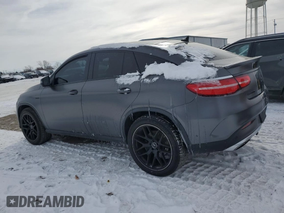 2017 Mercedes-Benz GLE 43 AMG with VIN 4JGED6EB7HA073567, listed as a Copart auction lot 45464855 with 130,254 mi miles and Clean title. Bid and sale history available at DreamBid. Image 2.
