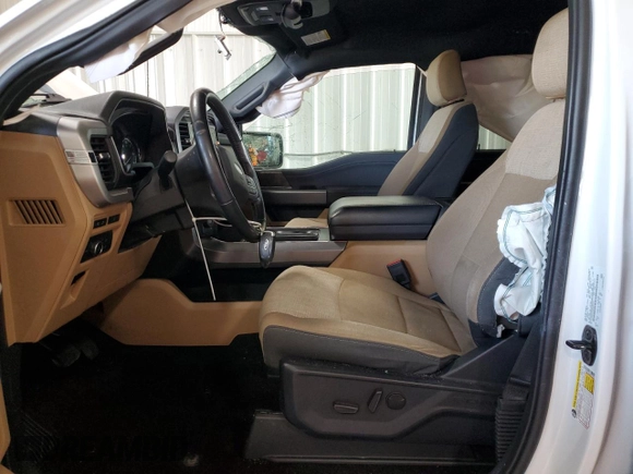 2022 Ford F-150 XL with VIN 1FTEW1EP9NFB19718, listed as a Copart auction lot 59297815 with 43,368 mi miles and Salvage title. Bid and sale history available at DreamBid. Image 7.