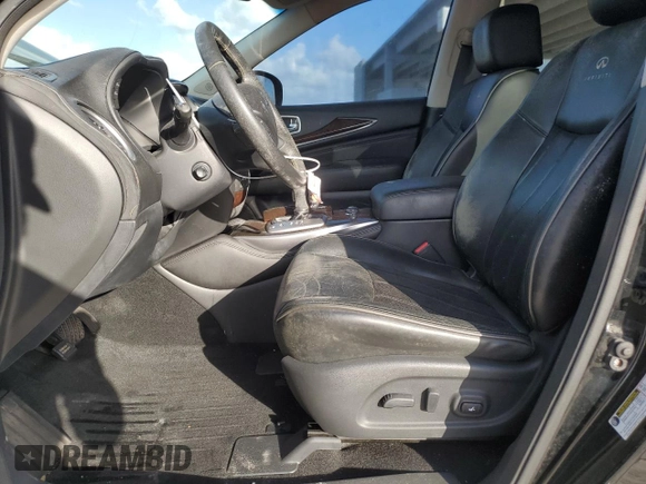 2013 Infiniti JX35 with VIN 5N1AL0MMXDC318989, listed as a Copart auction lot 77993874 with 51,097 mi miles and Non Repairable. Bid and sale history available at carsss.com. Image 7.