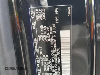 2020 Volvo XC90 Momentum with VIN YV4102PK4L1571266, listed as a Copart auction lot 52499025 with 57,210 mi miles and Salvage Title. Bid and sale history available at DreamBid. Image 14.