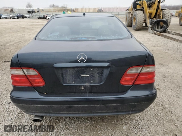 2002 Mercedes-Benz CLK 320/430 with VIN WDBLJ65G42T110763, listed as a Copart auction lot 87443274 with Not Provided miles and Salvage Title. Bid and sale history available at DreamBid. Image 6.