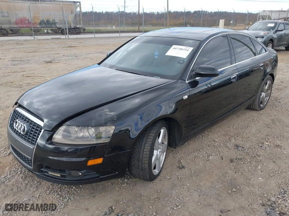 2008 Audi A6 with VIN WAUDH74F98N127066, listed as a IAAI auction lot 40738254 with 1 mi miles. Bid and sale history available at carsss.com. Image 2.
