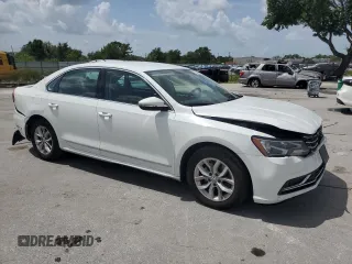 2017 Volkswagen Passat S with VIN 1VWAT7A3XHC070156, listed as a Copart auction lot 59596505 with 202,446 mi miles and Salvage title. Bid and sale history available at DreamBid. Image 4.