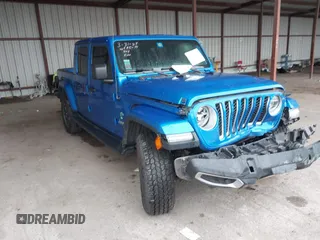 2020 Jeep Gladiator Overland z VIN 1C6HJTFG6LL212997, wystawiony jako IAAI lot #41952950 z przebiegiem 60 803 mil mil oraz . Historia ofert i sprzedaży dostępna na DreamBid. Obrazek 1.
