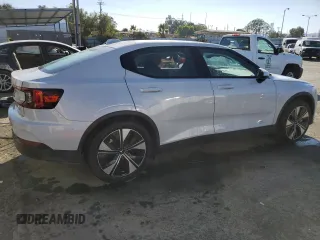2023 Polestar 2 with VIN YSMEG3KA6PL135246, listed as a Copart auction lot 80104594 with 46,112 mi miles and Salvage Title. Bid and sale history available at carsss.com. Image 3.
