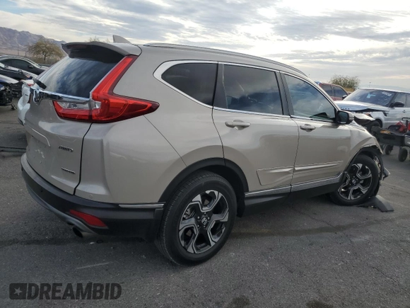 2017 Honda CR-V Touring with VIN 5J6RW2H90HL049188, listed as a Copart auction lot 86656364 with 28,498 mi miles and Salvage Title. Bid and sale history available at carsss.com. Image 3.