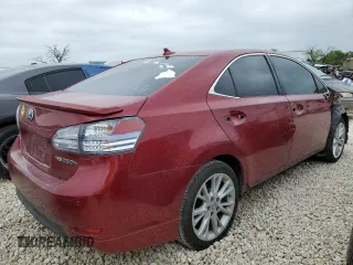 2010 Lexus HS 250h with VIN JTHBB1BA6A2010860, listed as a Copart auction lot 54854025 with 164,532 mi miles and Salvage Title. Bid and sale history available at DreamBid. Image 3.