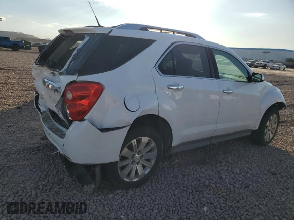 2010 Chevrolet Equinox LTZ with VIN 2CNFLGEWXA6332460, listed as a Copart auction lot 83792474 with 121,083 mi miles and Salvage Title. Bid and sale history available at DreamBid. Image 3.