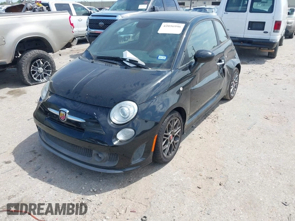 2015 FIAT 500 Abarth with VIN 3C3CFFFH5FT694552, listed as a IAAI auction lot 42056996 with 34,216 mi miles and . Bid and sale history available at DreamBid. Image 2.