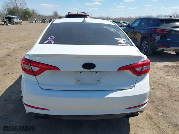 2016 Hyundai Sonata 2.4L Sport with VIN 5NPE34AFXGH436312, listed as a IAAI auction lot 41908444 with 99,725 mi miles. Bid and sale history available at carsss.com. Image 17.