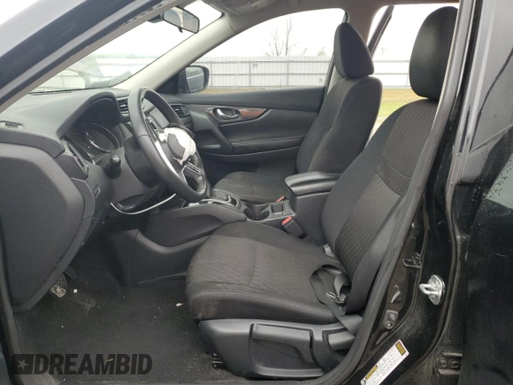 2019 Nissan Rogue S with VIN 5N1AT2MT0KC719550, listed as a Copart auction lot 44812355 with 75,674 mi miles and Salvage Title. Bid and sale history available at carsss.com. Image 7.