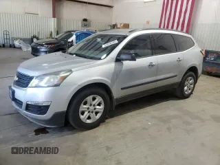 2015 Chevrolet Traverse LS with VIN 1GNKRFKD4FJ311412, listed as a Copart auction lot 53026245 with 154,822 mi miles and Salvage Title. Bid and sale history available at DreamBid. Image 1.