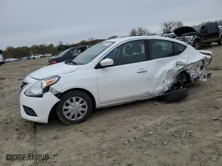 2016 Nissan Versa S with VIN 3N1CN7AP8GL892890, listed as a Copart auction lot 52016605 with 127,721 mi miles and Salvage Title. Bid and sale history available at carsss.com. Image 1.