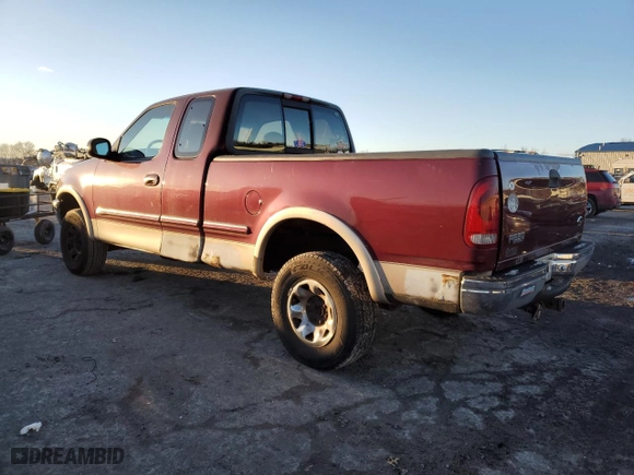 1997 Ford F-250 Standard with VIN 1FTFX28L0VND46656, listed as a Copart auction lot 87728315 with 270,810 mi miles and Clean Title. Bid and sale history available at carsss.com. Image 2.