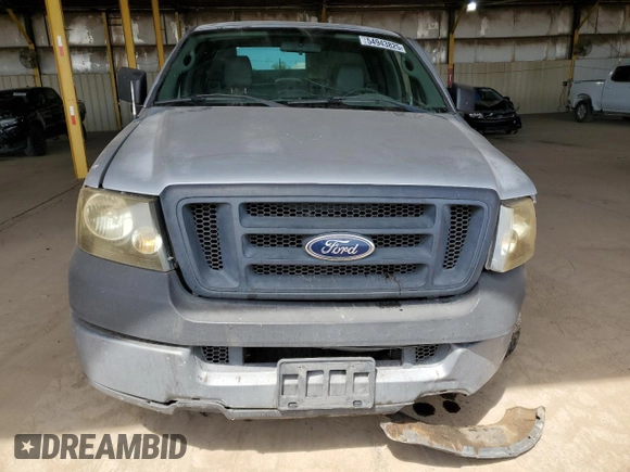 2005 Ford F-150 XL with VIN 1FTRF12285NB20214, listed as a Copart auction lot 54943825 with Not provided miles and Salvage title. Bid and sale history available at DreamBid. Image 5.
