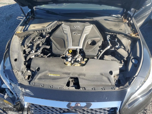 2018 Infiniti Q50 3.0t LUXE with VIN JN1EV7ARXJM440074, listed as a Copart auction lot 75623894 with 57,897 mi miles and Salvage Title. Bid and sale history available at carsss.com. Image 11.