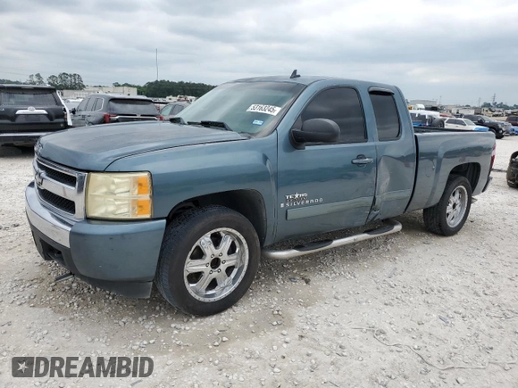 2008 Chevrolet Silverado 1500 1LT with VIN 1GCEC19JX8Z324501, listed as a Copart auction lot 53163245 with 275,401 mi miles and Salvage Title. Bid and sale history available at DreamBid. Image 1.