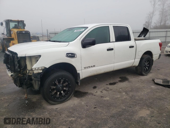 2017 Nissan Titan S with VIN 1N6AA1EJ9HN506253, listed as a Copart auction lot 85048914 with 256,158 mi miles and Salvage Title. Bid and sale history available at carsss.com. Image 1.