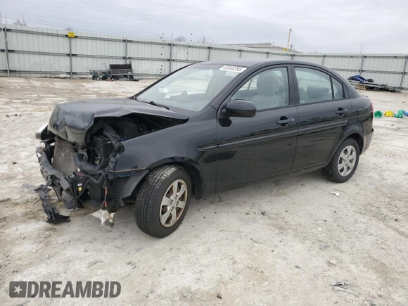 2010 Hyundai Accent GLS with VIN KMHCN4ACXAU431899, listed as a Copart auction lot 48308295 with 94,134 mi miles and Salvage Title. Bid and sale history available at carsss.com. Image 1.