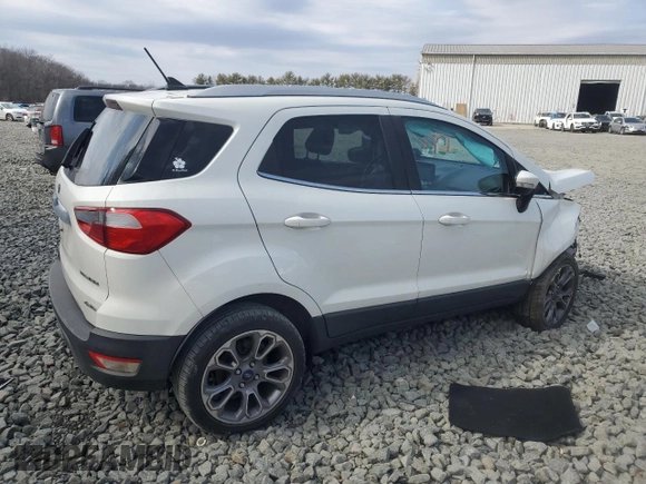 2018 Ford EcoSport Titanium z VIN MAJ6P1WL6JC245470, wystawiony jako Copart lot #47725225 z przebiegiem 190 034 mil mil oraz Szkody całkowita. Historia ofert i sprzedaży dostępna na DreamBid. Obrazek 3.