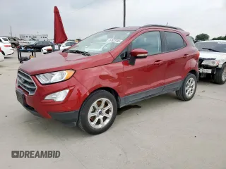2021 Ford EcoSport SE with VIN MAJ3S2GE0MC450472, listed as a Copart auction lot 57633105 with 43,545 mi miles and Salvage title. Bid and sale history available at DreamBid. Image 1.