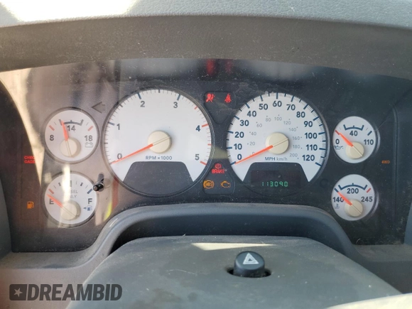 2007 Dodge 3500 SLT with VIN 3D7MX49C07G754609, listed as a Copart auction lot 70226564 with 113,090 mi miles and Salvage title. Bid and sale history available at DreamBid. Image 15.