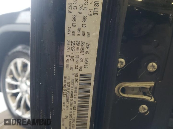 2019 Jeep Cherokee Altitude with VIN 1C4PJMLX5KD386597, listed as a Copart auction lot 59132655 with 129,243 mi miles and Salvage title. Bid and sale history available at DreamBid. Image 13.