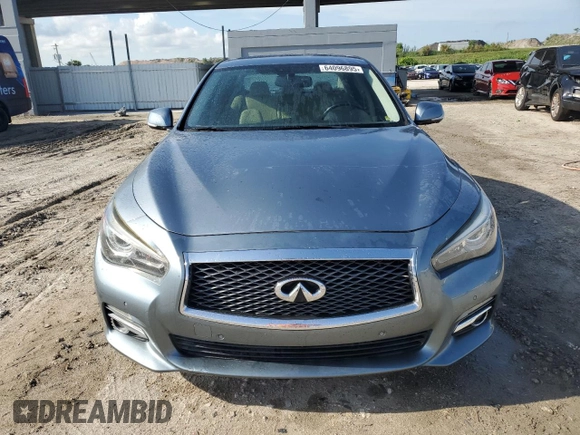 2014 Infiniti Q50 Premium with VIN JN1BV7AP3EM680901, listed as a Copart auction lot 64096895 with 105,495 mi miles and Clean title. Bid and sale history available at DreamBid. Image 5.