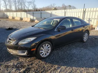2012 Mazda Mazda6 i Touring with VIN 1YVHZ8DHXC5M40204, listed as a Copart auction lot 47573145 with 147,537 mi miles and Salvage Title. Bid and sale history available at carsss.com. Image 1.