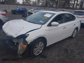 2015 Nissan Sentra S with VIN 3N1AB7APXFY350479, listed as a IAAI auction lot 41355196 with 61,075 mi miles. Bid and sale history available at carsss.com. Image 2.