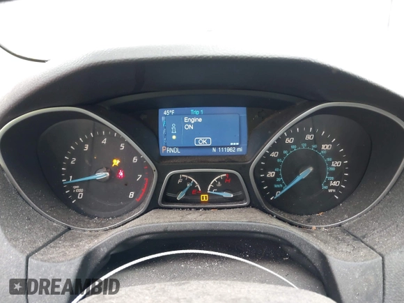 2014 Ford Focus SE with VIN 1FADP3K28EL313161, listed as a IAAI auction lot 42017640 with 111,962 mi miles. Bid and sale history available at carsss.com. Image 7.