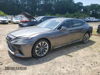 2019 Lexus LS with VIN JTHC51FF7K5007211, listed as a Copart auction lot 59156954 with 0 mi miles and Salvage Title. Bid and sale history available at carsss.com. Image 1.