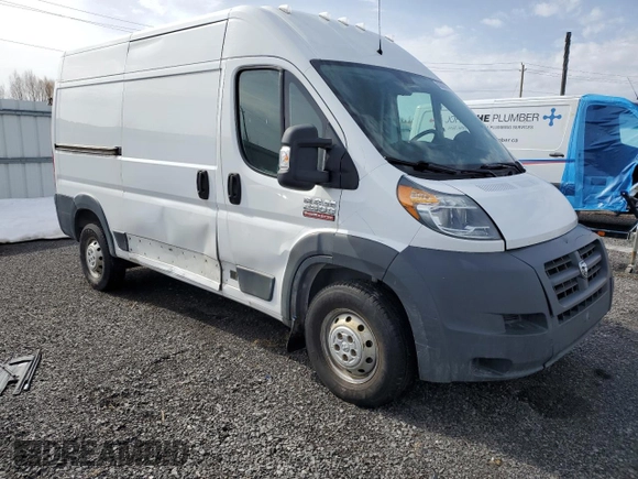 2014 Ram ProMaster Cargo with VIN 3C6TRVCG3EE101595, listed as a Copart auction lot 43605045 with 342,319 mi miles and Salvage Title. Bid and sale history available at carsss.com. Image 4.