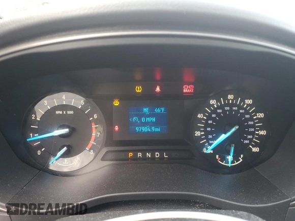 2017 Ford Fusion S with VIN 3FA6P0G71HR159328, listed as a Copart auction lot 51600035 with 97,904 mi miles and Salvage Title. Bid and sale history available at DreamBid. Image 9.