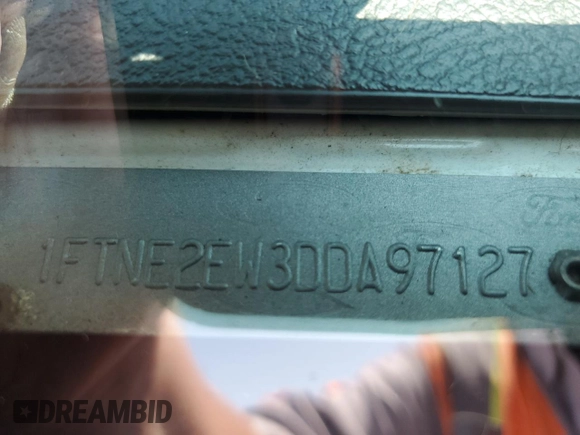 2013 Ford Econoline Cargo Commercial with VIN 1FTNE2EW3DDA97127, listed as a Copart auction lot 61634945 with Not provided miles and Salvage title. Bid and sale history available at DreamBid. Image 13.
