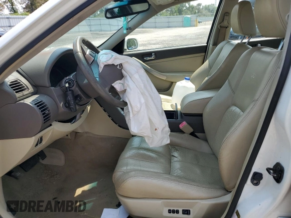 2006 Infiniti G35 with VIN JNKCV51E16M515613, listed as a Copart auction lot 65383564 with Not Provided miles and Salvage Title. Bid and sale history available at DreamBid. Image 7.
