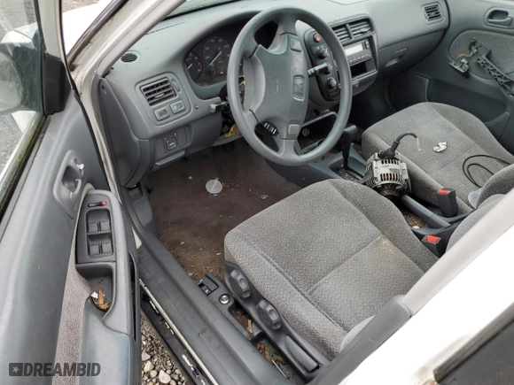 2000 Honda Civic LX with VIN JHMEJ6678YS006606, listed as a Copart auction lot 51160965 with 124,011 mi miles and Salvage Title. Bid and sale history available at carsss.com. Image 8.