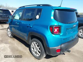 2020 Jeep Renegade Latitude with VIN ZACNJBBB3LPL02553, listed as a IAAI auction lot 42124918 with 72,899 mi miles and . Bid and sale history available at DreamBid. Image 3.