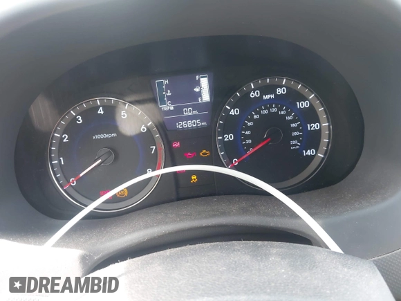 2015 Hyundai Accent GLS with VIN KMHCT4AE9FU927243, listed as a IAAI auction lot 42269151 with 126,805 mi miles and . Bid and sale history available at DreamBid. Image 7.