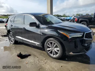2022 Acura RDX w/Technology Package with VIN 5J8TC1H50NL005748, listed as a Copart auction lot 89116845 with 24,929 mi miles and Salvage Title. Bid and sale history available at carsss.com. Image 4.