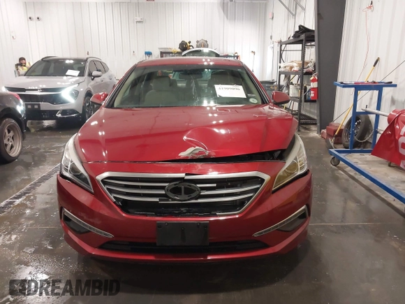 2015 Hyundai Sonata SE with VIN 5NPE24AF8FH003265, listed as a IAAI auction lot 41909096 with 75,453 mi miles and . Bid and sale history available at DreamBid. Image 12.
