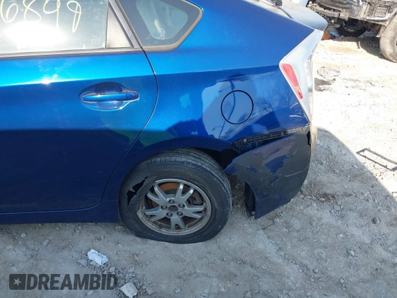 2010 Toyota Prius II with VIN JTDKN3DU8A0001441, listed as a IAAI auction lot 41786849 with 181,493 mi miles and . Bid and sale history available at carsss.com. Image 6.