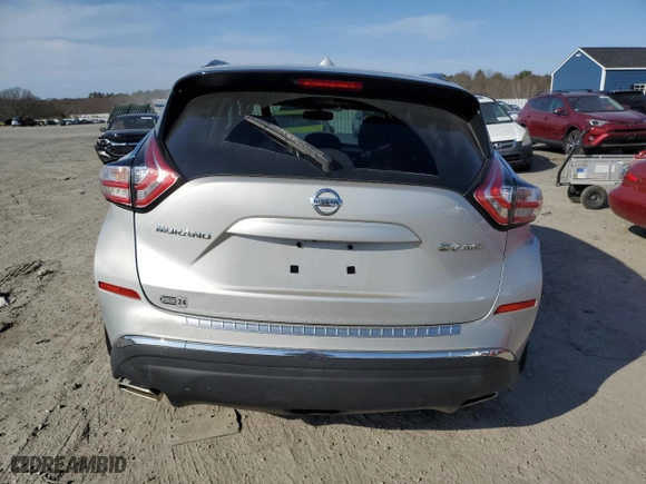 2015 Nissan Murano SV with VIN 5N1AZ2MHXFN226446, listed as a Copart auction lot 52827105 with 144,523 mi miles and Clean Title. Bid and sale history available at carsss.com. Image 6.