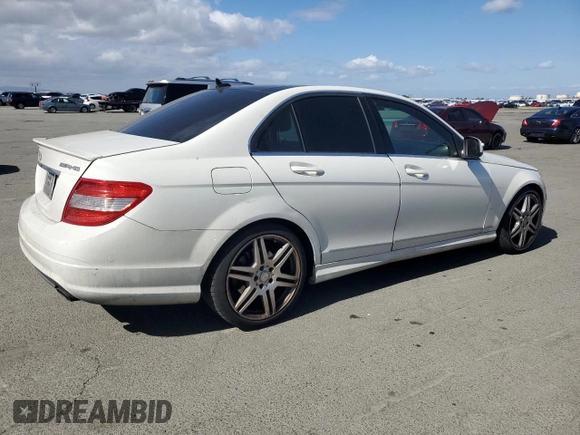 2009 Mercedes-Benz C 350 Sport with VIN WDDGF56X59F298740, listed as a Copart auction lot 56873315 with 153,831 mi miles and Salvage title. Bid and sale history available at DreamBid. Image 3.