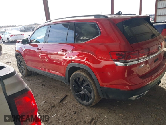 2024 Volkswagen Atlas SE z VIN 1V2KR2CAXRC549178, wystawiony jako IAAI lot #41814027 z przebiegiem 11 552 mil mil oraz . Historia ofert i sprzedaży dostępna na DreamBid. Obrazek 3.