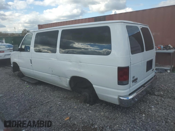 2008 Ford Econoline Passenger XL with VIN 1FBNE31L58DB04686, listed as a Copart auction lot 79701724 with Not Provided miles and Salvage Title. Bid and sale history available at carsss.com. Image 2.