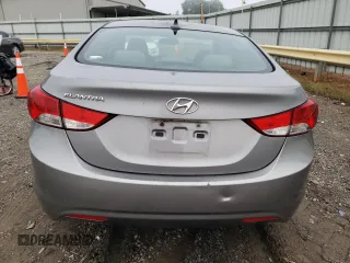 2012 Hyundai Elantra Limited with VIN KMHDH4AE7CU260576, listed as a Copart auction lot 57250045 with 148,418 mi miles and Salvage title. Bid and sale history available at DreamBid. Image 6.