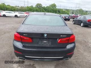 2018 BMW 5 Series 540i xDrive with VIN WBAJE7C59JWC55346, listed as a IAAI auction lot 42300109 with 107,868 mi miles and . Bid and sale history available at DreamBid. Image 17.